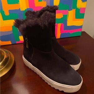 J Slides Fur Lined Boots / Booties